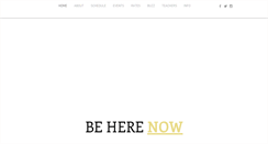 Desktop Screenshot of malibubeachyoga.com